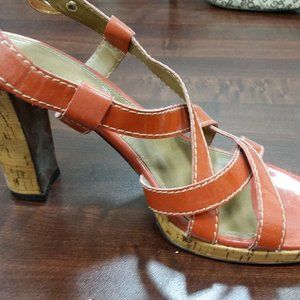 TAHARI RED SANDALS